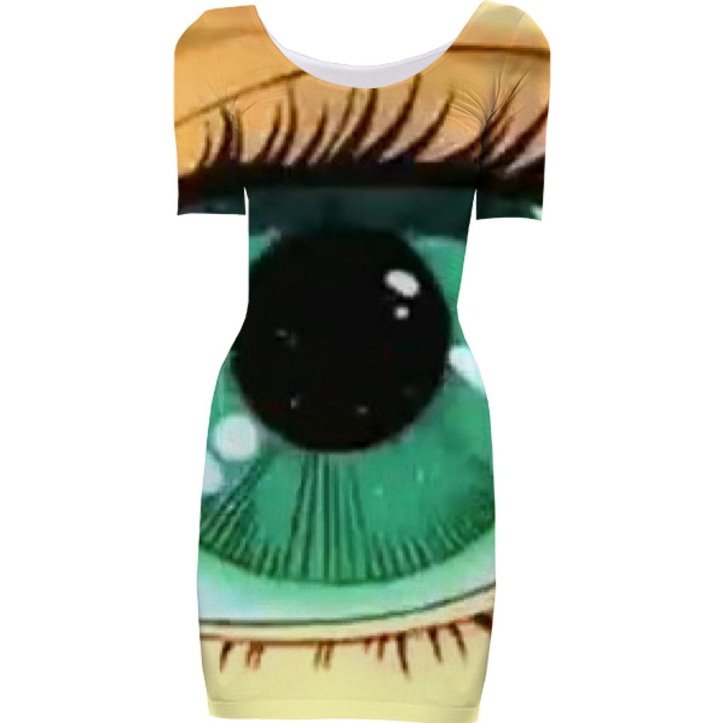greeneyes bodycon dress