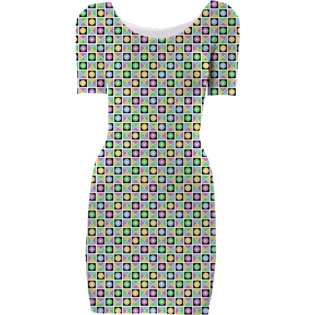 Gum Balls Galore Bodycon Dress