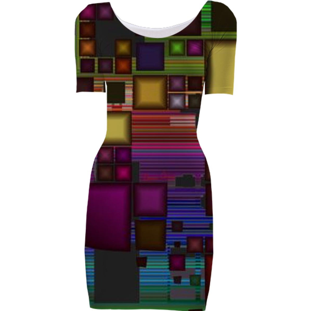 Jewel City Radiant Rainbow Abstract Urban