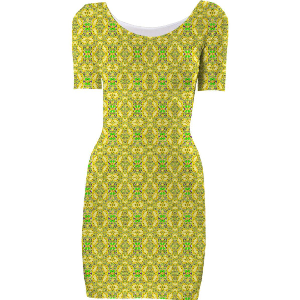 Lemon Lime Bodycon Dress