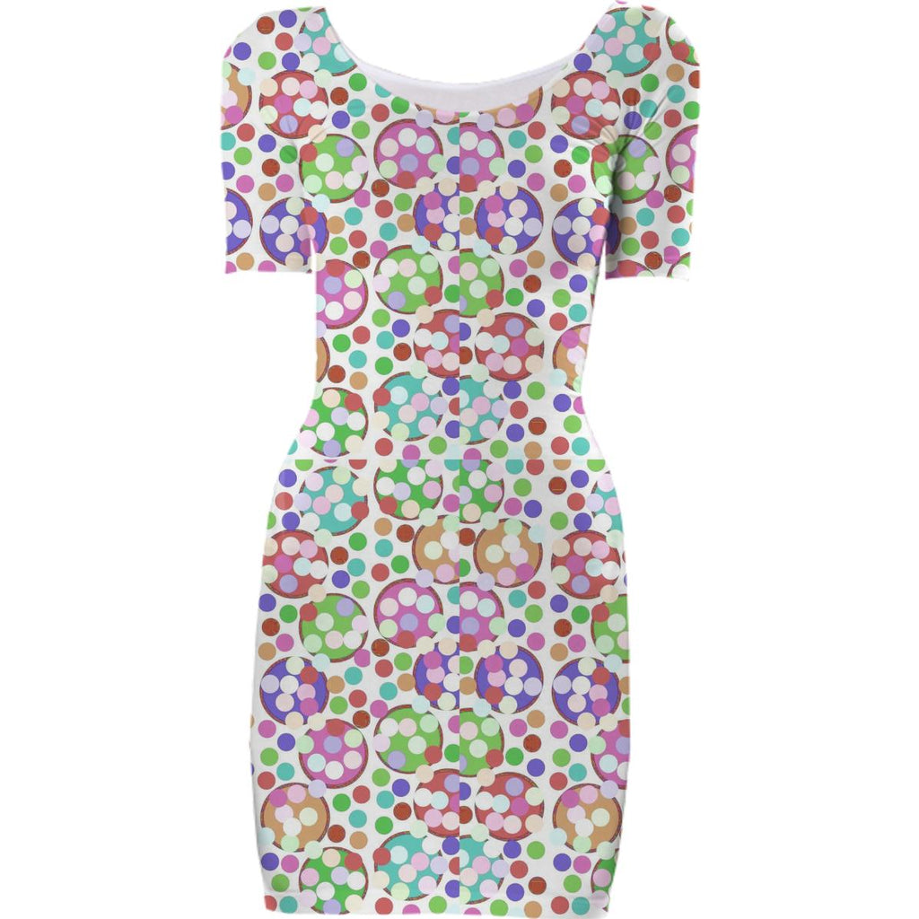 Lots of Dots Bodycon Dress 2