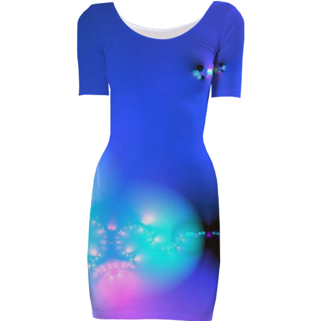 Love in Action Pink Purple Blue Abstract Heartbeat