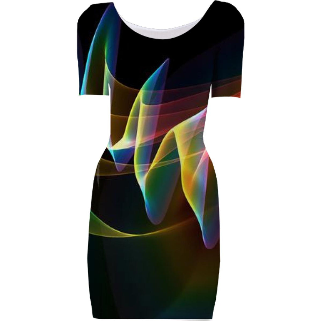 Northern Lights Abstract Fractal Rainbow Aurora