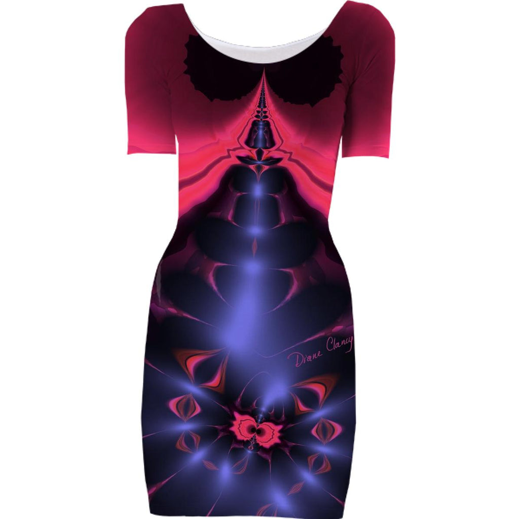 Pink Goblin Abstract Fractal Magenta Violet Delight