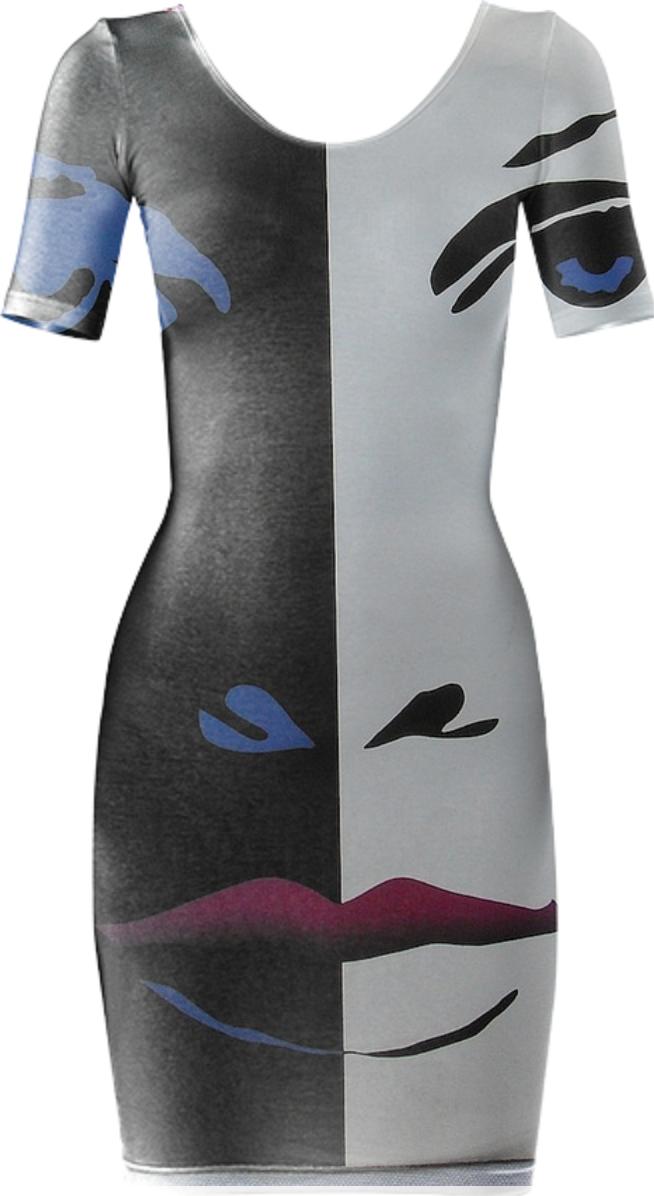 Prince Purple Rain Body Con Dress PAOM Prince Purple Rain Body Con Dress PAOM
