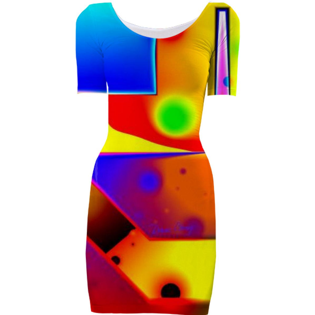 Rainbow Step Abstract Fractal Door into Fantasy