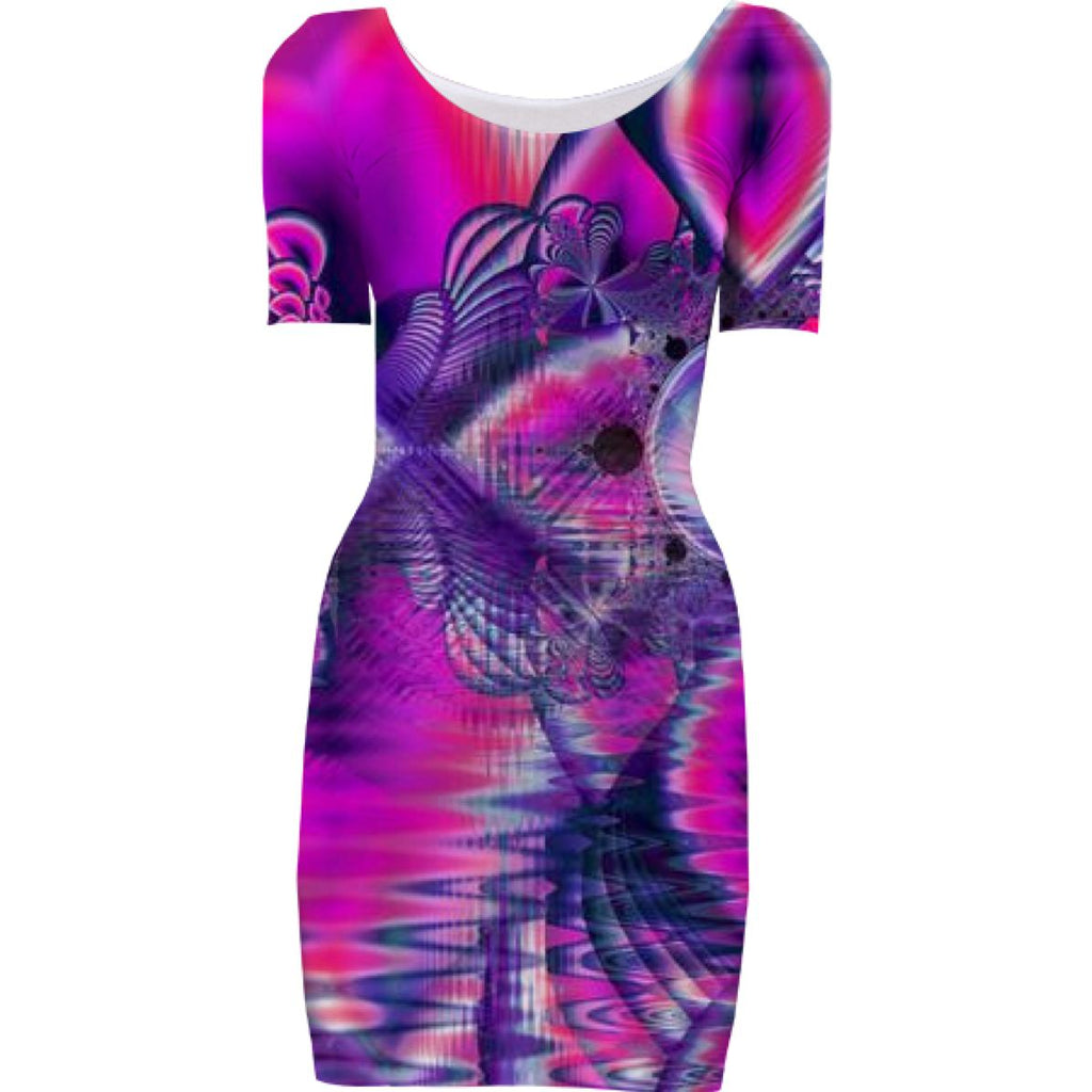 Rose Crystal Palace Abstract Fractal Love Dream