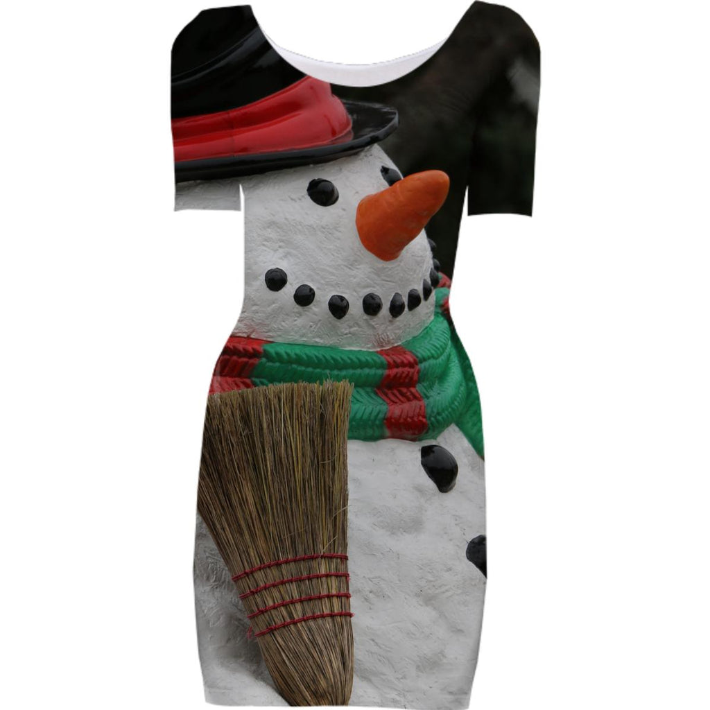 Snowman Bodycon Dress
