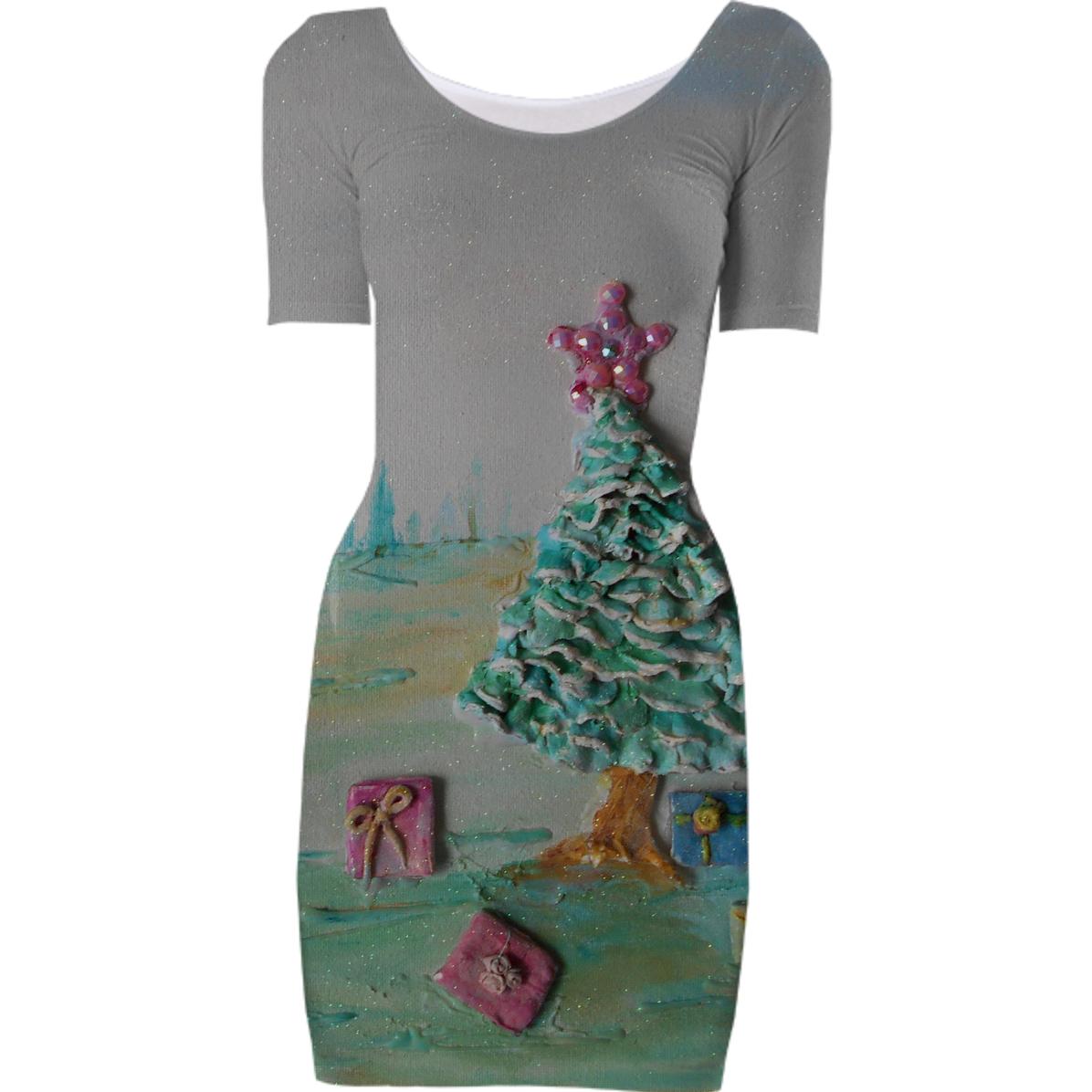 Ugly Christmas Bodycon Dress - Main Image