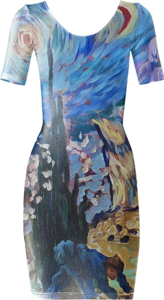 Van Gogh Spirit Bdycon Dress 1
