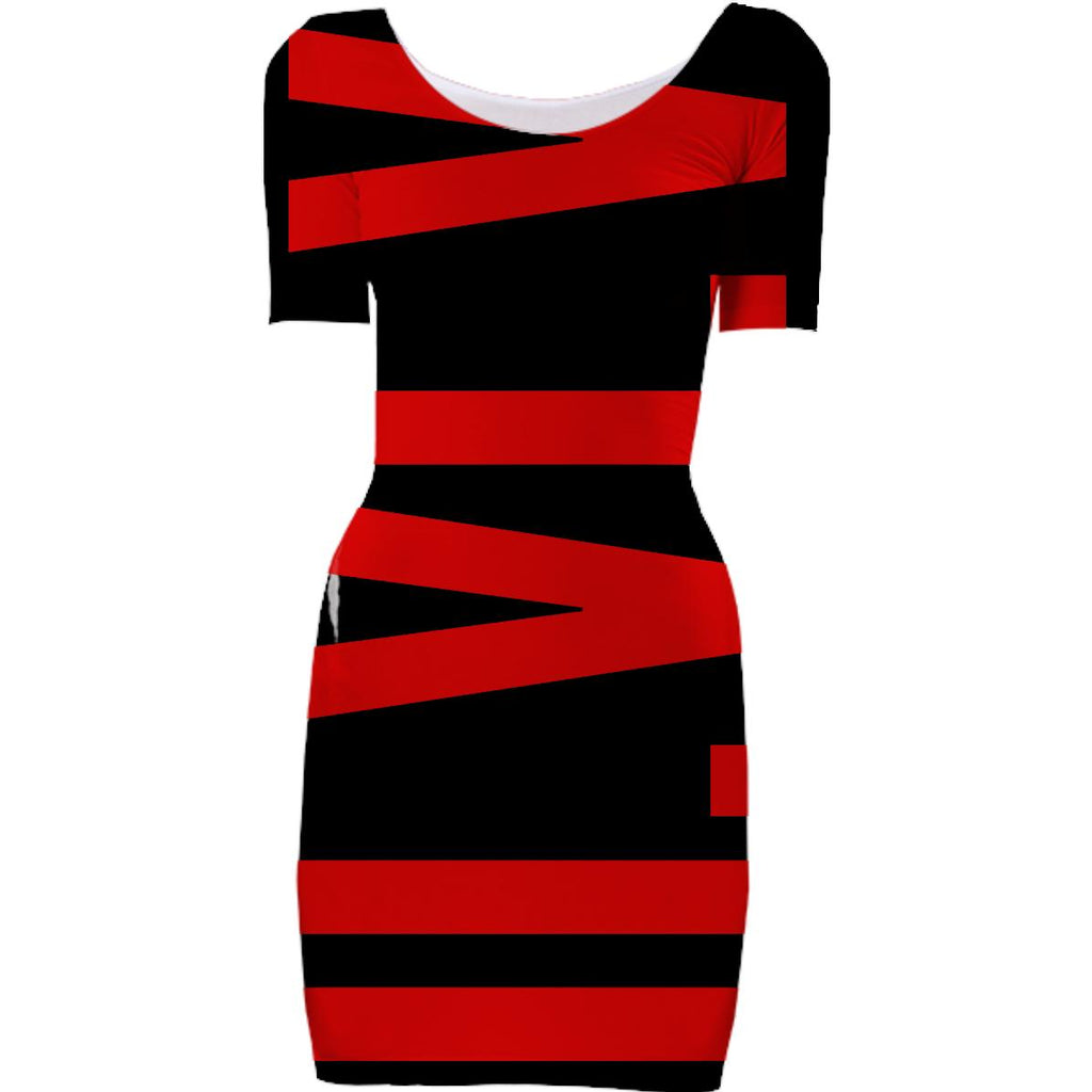 Vertical Logo Dress