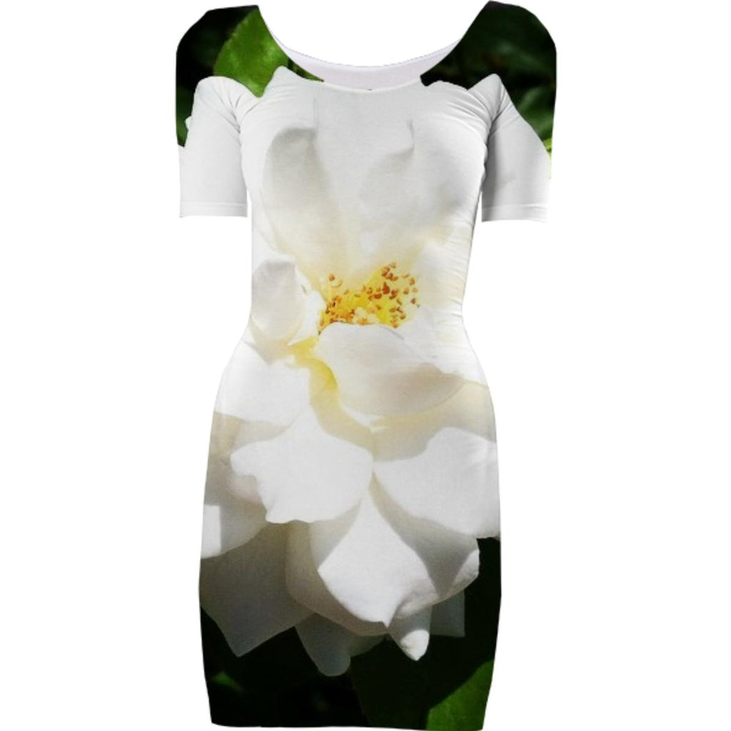 White Flower Dress Too