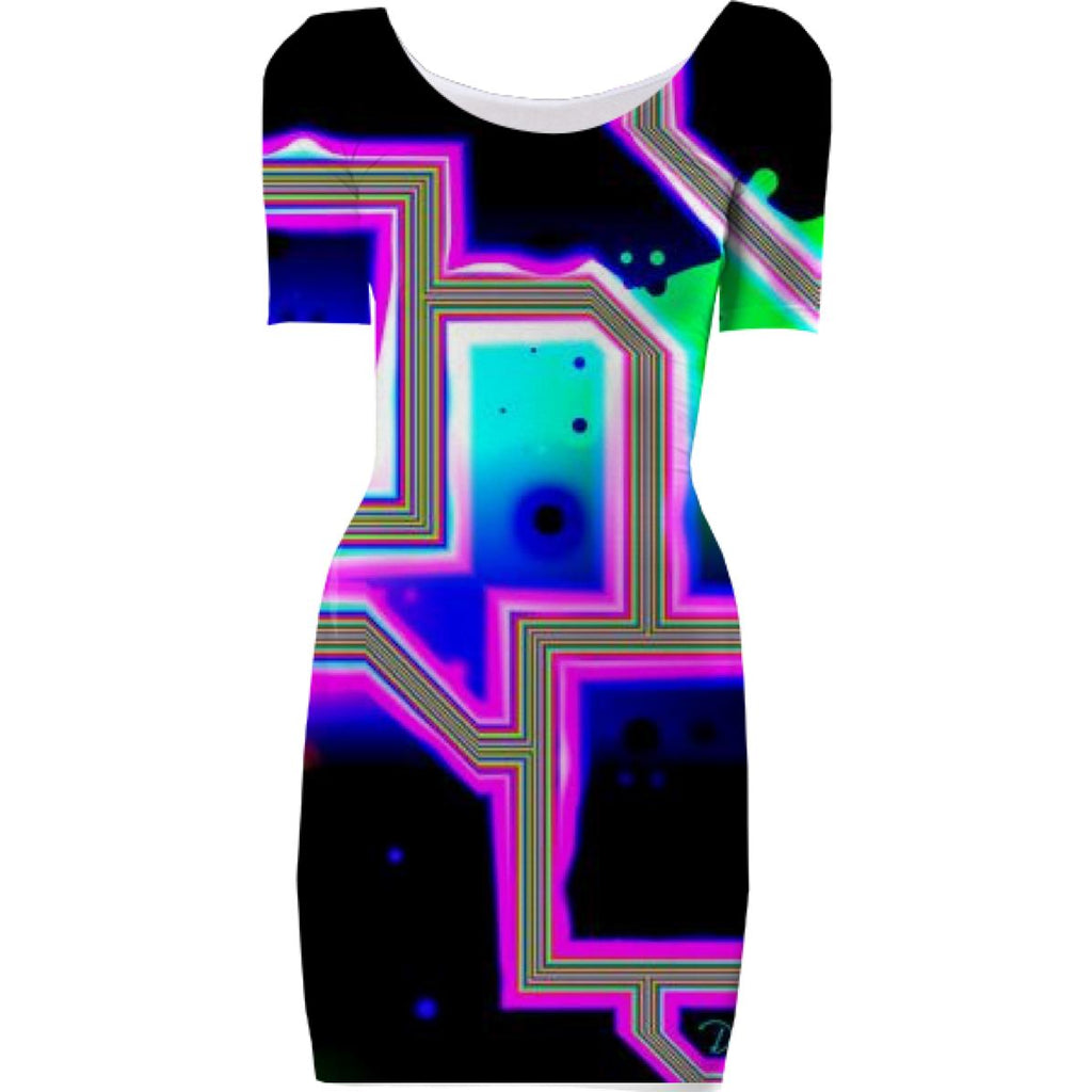 Window into the Universe Abstract Cosmic Rainbow