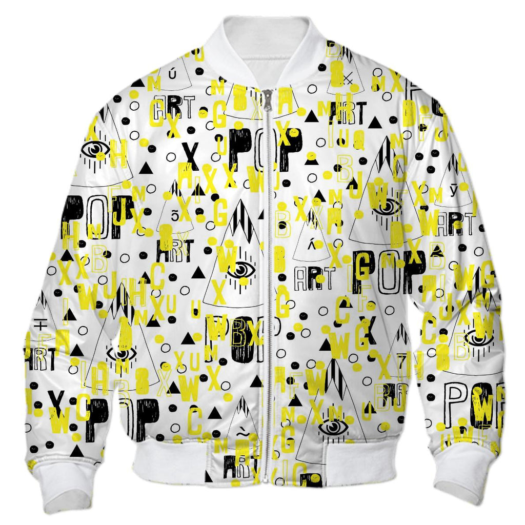 A R T P O P YY WW UNISEX BOMBER JACKET