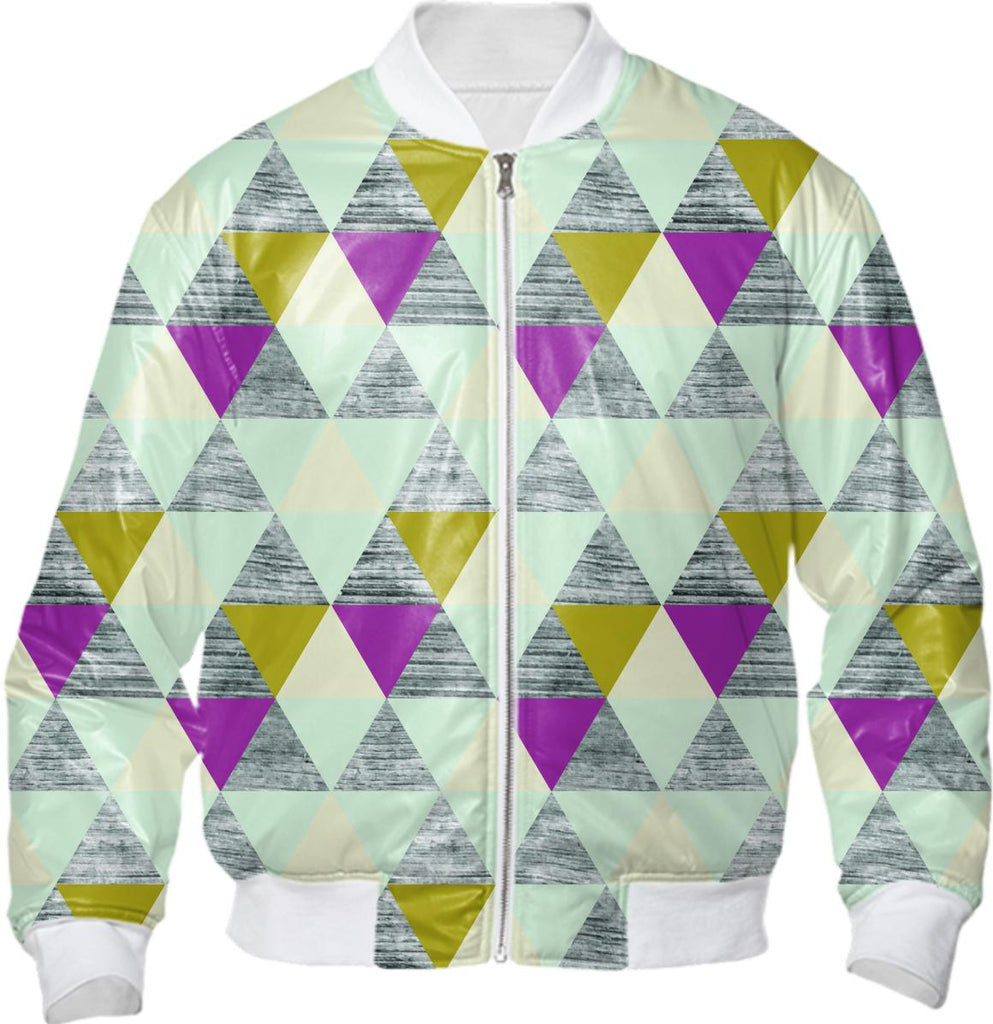 Bark Bark Triangle Bomber Jacket