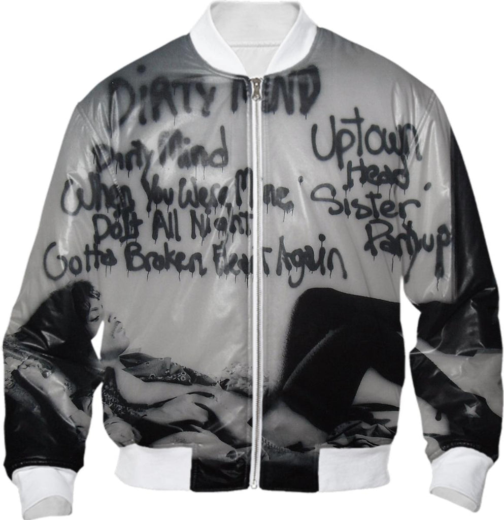 Dirty Mind Back Cover Bomber Jacket