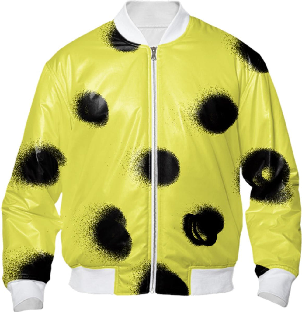 DOTS Bomber Jacket in Yellow