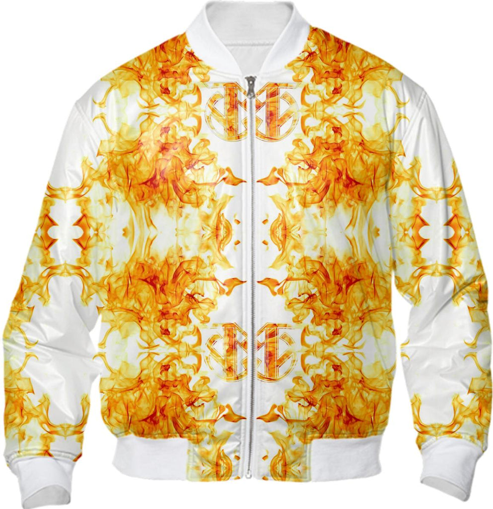 flamers with logo bomber