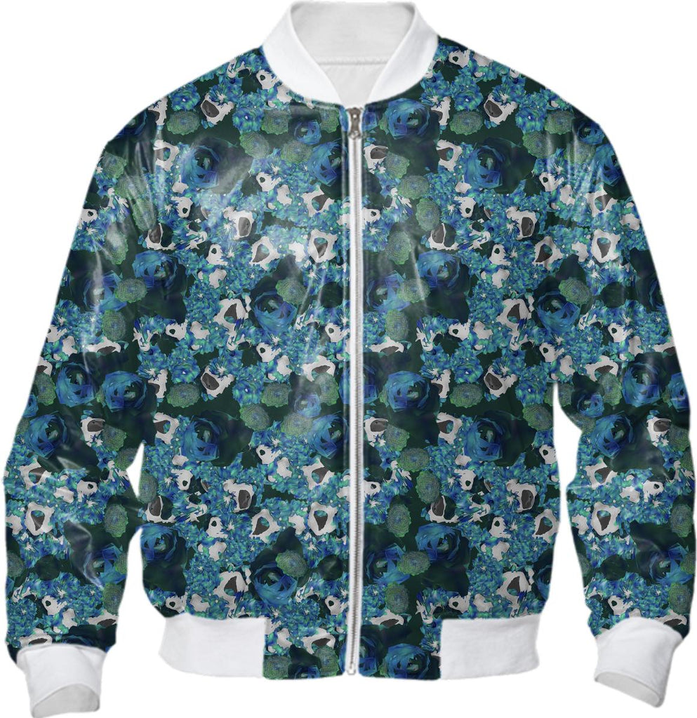 fractals all over bomber jacket