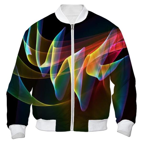 Northern Lights Abstract Fractal Rainbow Aurora