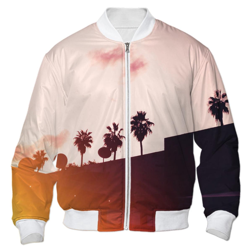 PINK SUNSET BOMBER JACKET
