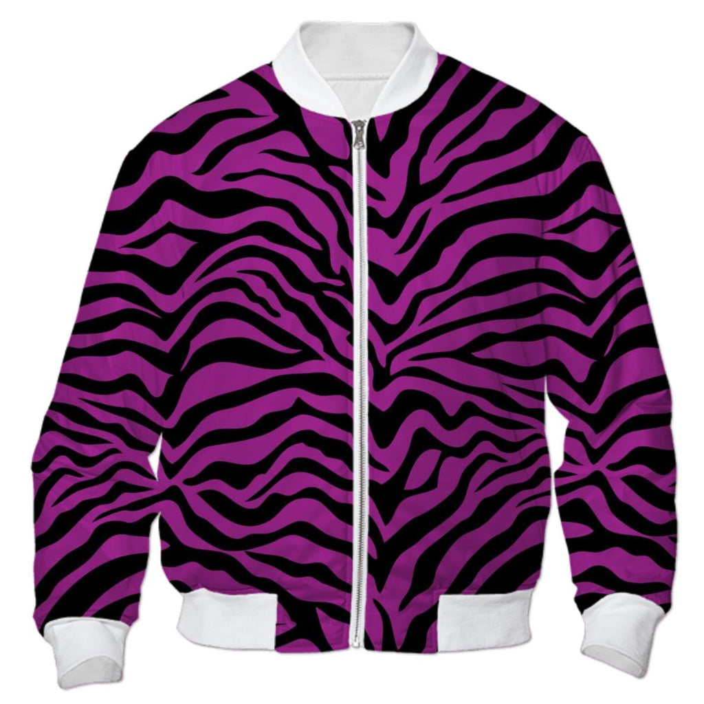 Purple and Black Zebra Print