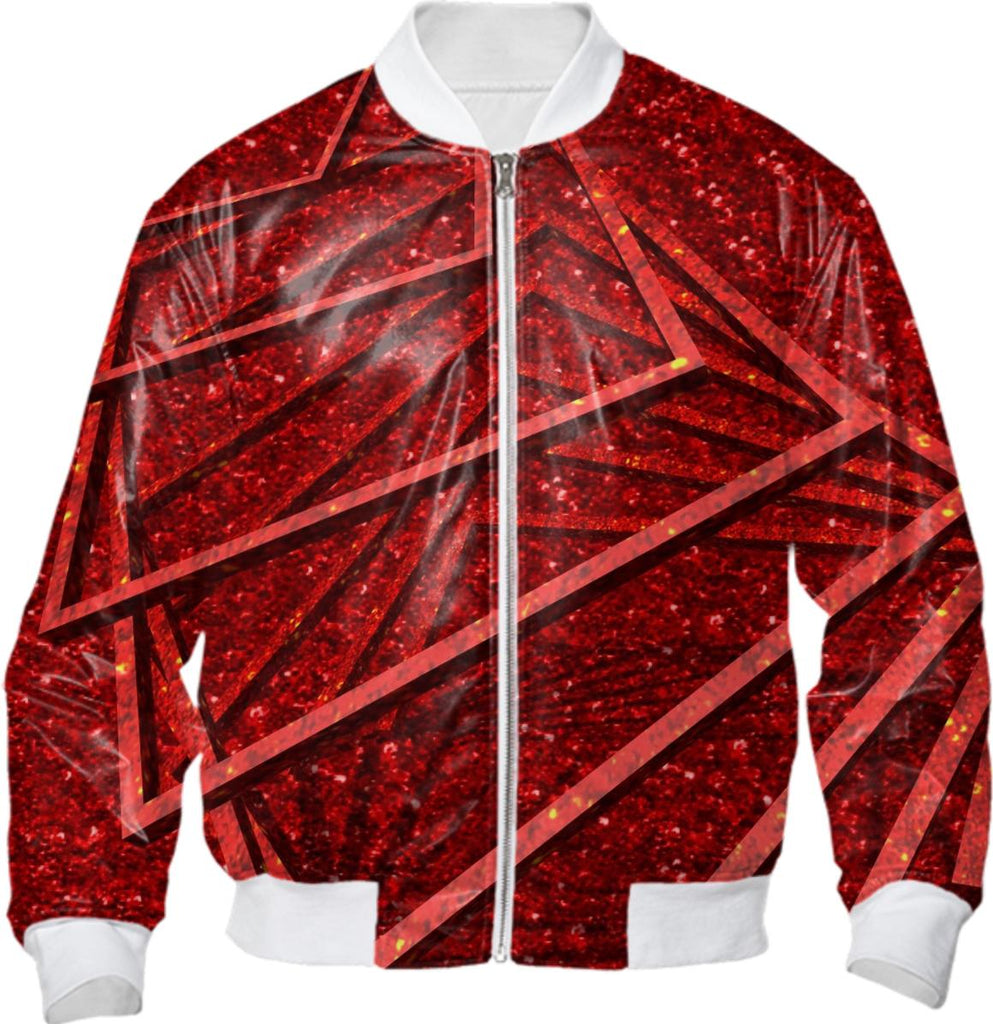 Red Glitter with Elements
