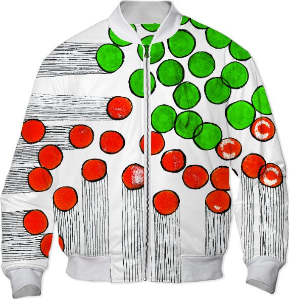 bingo burst bomber jacket