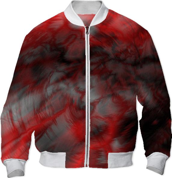Bloody Mess bomber jacket by valxart