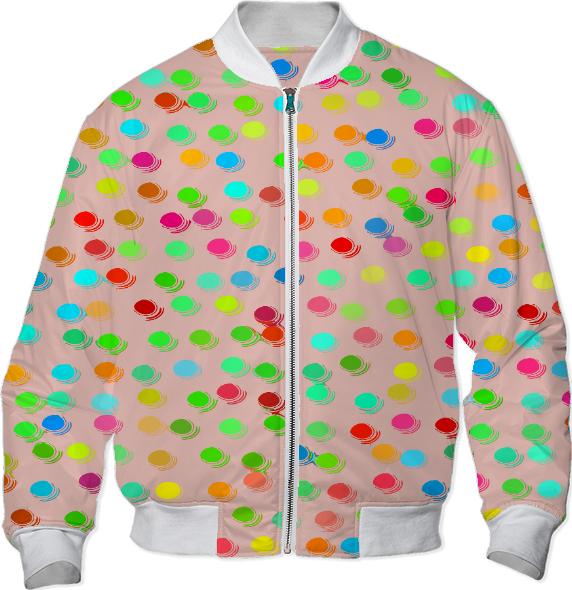 Colorful polka dots pattern