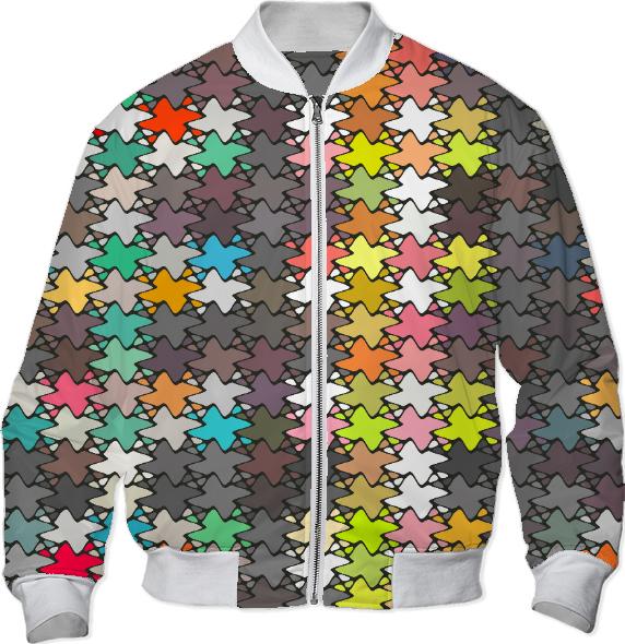 Colorful stars pattern