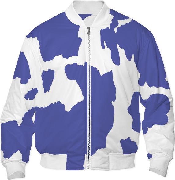 Cow Print Periwinkle