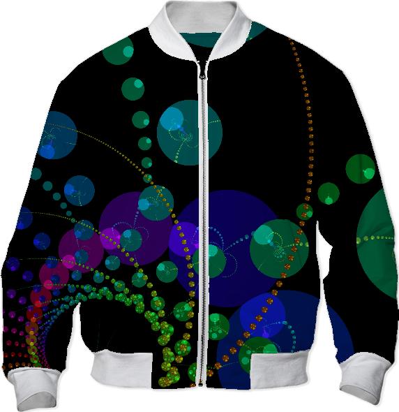 Dance of the Spheres II Cosmic Abstract Rainbow