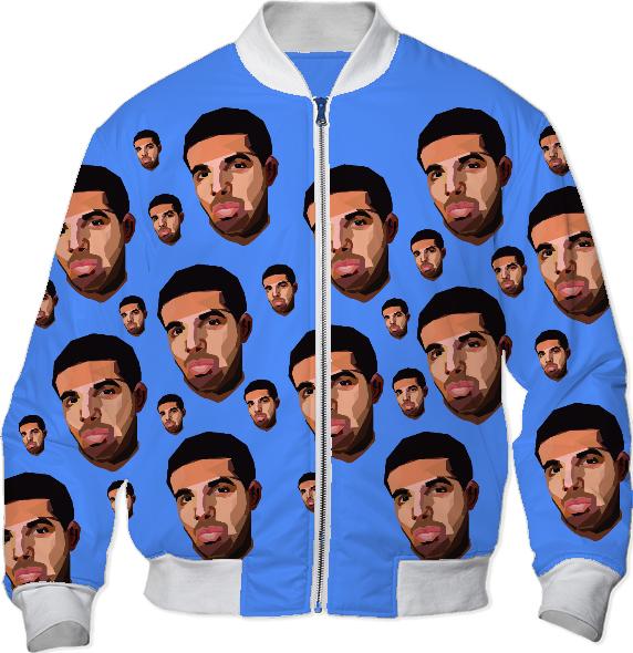 Drizzy Printed Bomber