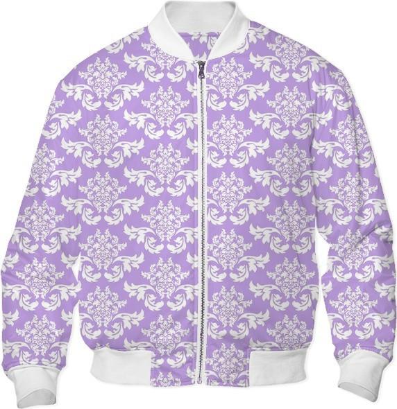 Light Lavender Damask