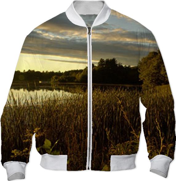 Night Sky I Clouds Sunset in the Wetlands