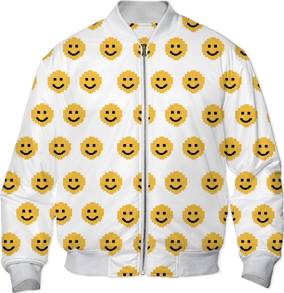 Put on a Happy Face Bomber Jacket