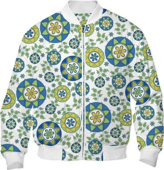 VERY COOL Retro Mod Abstract Floral