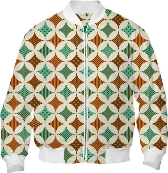 Vintage Geometric Diamond Abstract