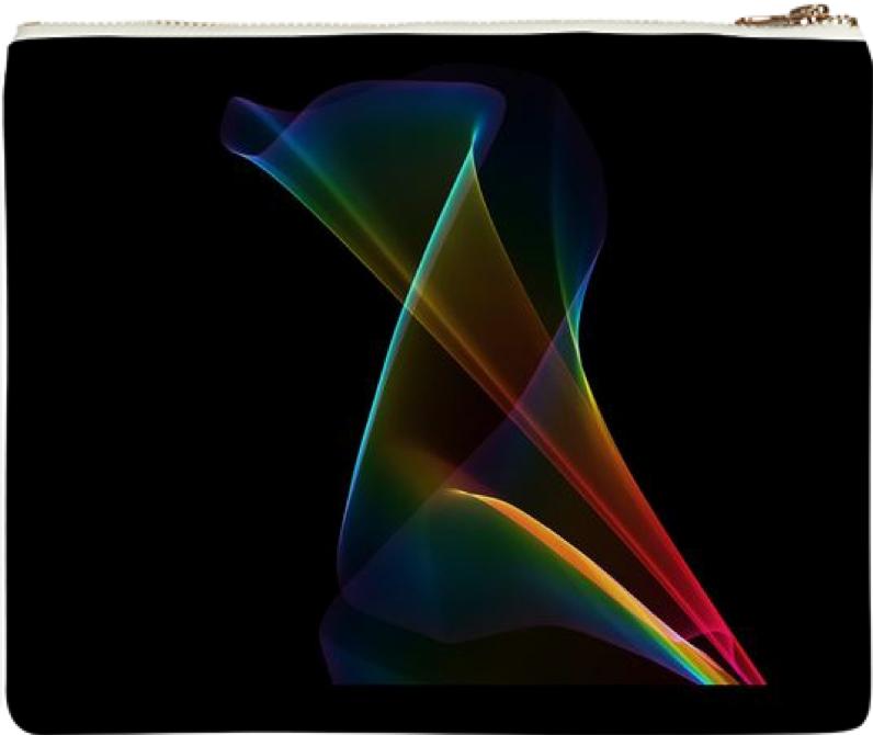 Abstract Rainbow Lily Colorful Fractal Mystical Flower