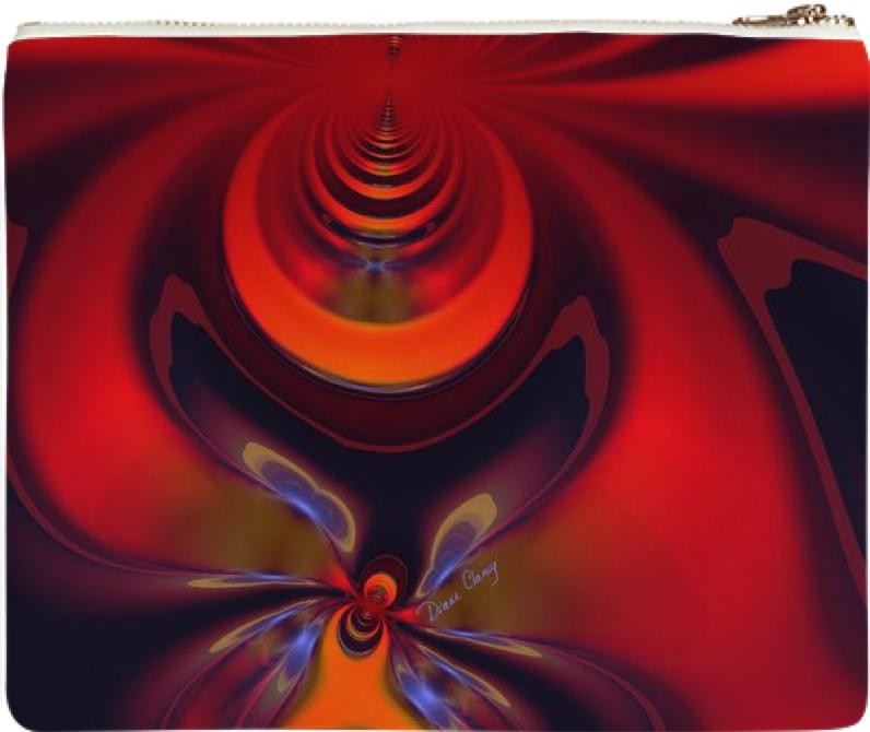 Amber Goddess Abstract Orange and Gold Passion