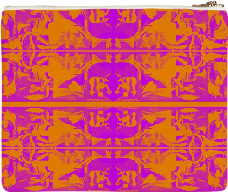 COTTON CANDY PICASSO CLUTCH