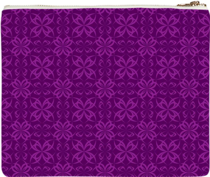 Cross flowers seamless pattern