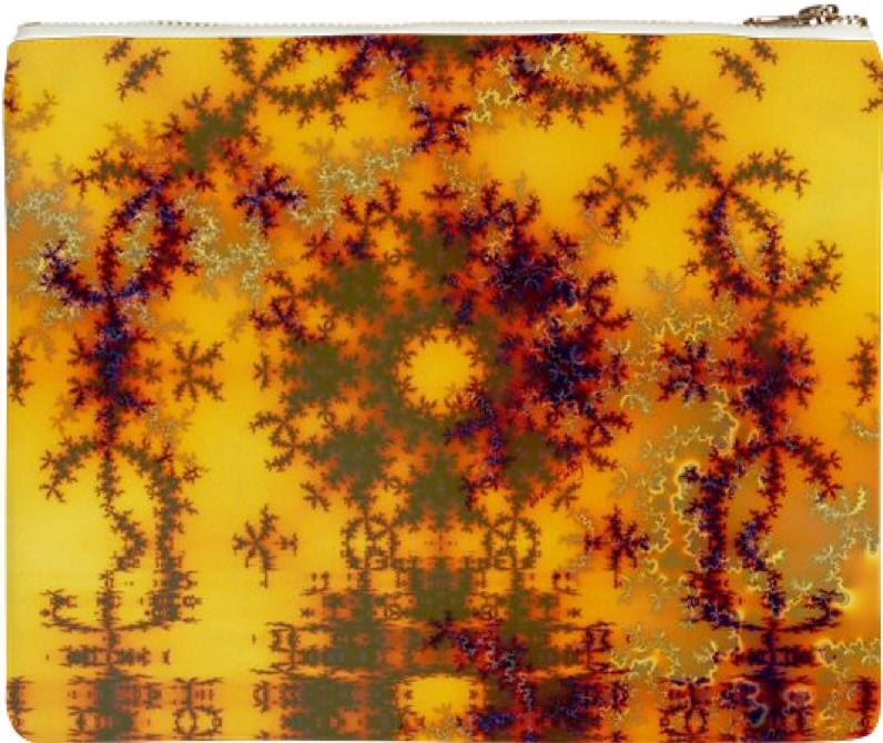 Golden Sun Gate Abstract Fractal Asian Illusion