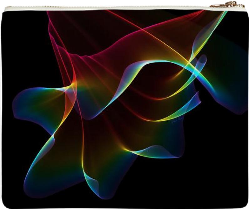Imagine Through the Abstract Fractal Rainbow Veil