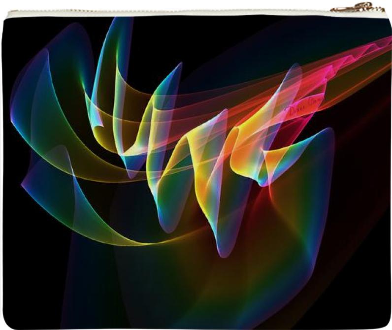 Northern Lights Abstract Fractal Rainbow Aurora