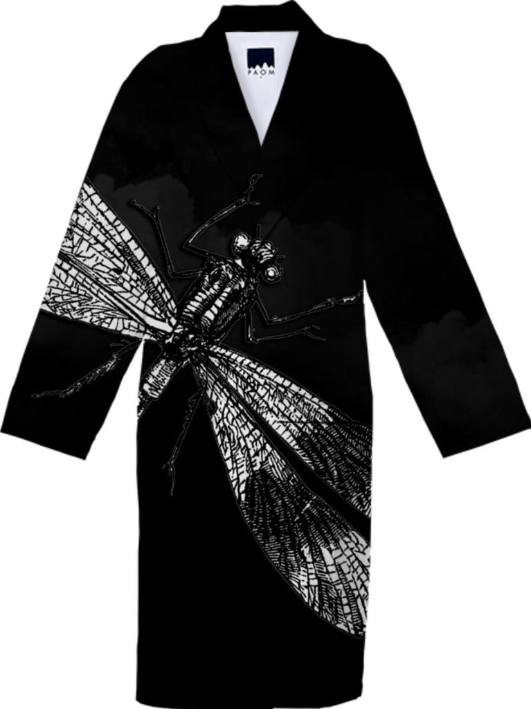 Dragonfly II Cotton Robe 2