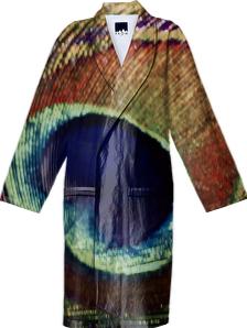 Peacock bathrobe