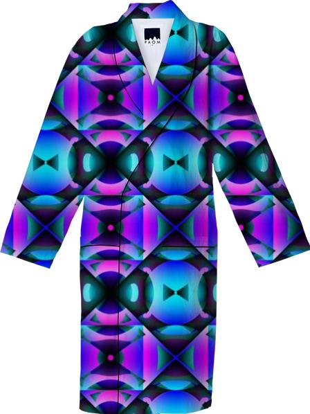 Psychedelic purple and blue pattern