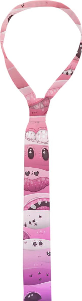 Psychedelic Pink Cotton Tie